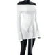 thumbnail image 5 of Vestido Corto De Verano Vestido ajustado para mujer Vestido de túnica sexy sin espalda Vestido de manga larga Traje de vacaciones Cgtredaw Blanco L para Mujer, 5 of 9
