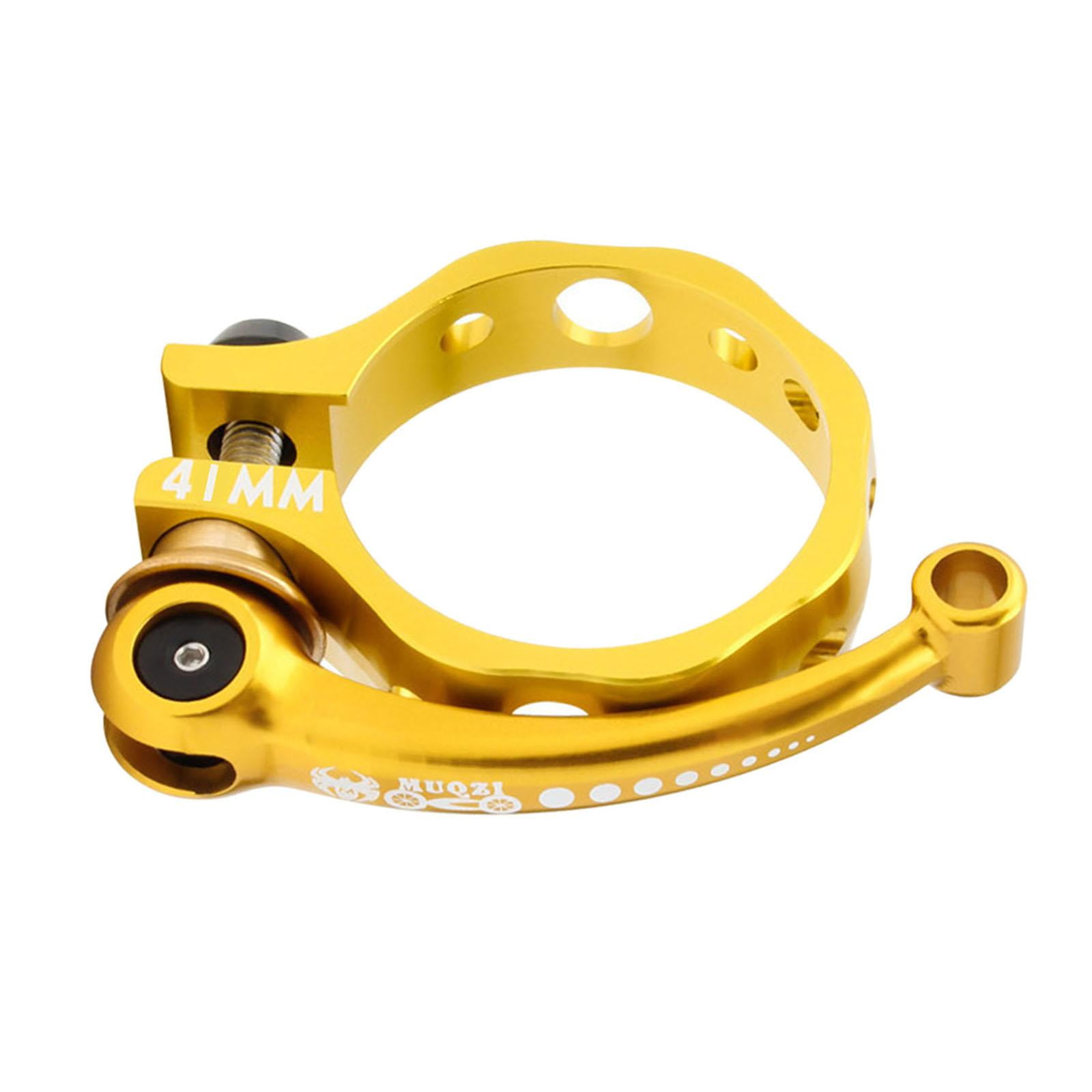 Folding Bike Seatpost Seat Post Lever Release Golden 41mm