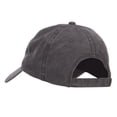 thumbnail image 3 of Sailboat and Wave Embroidered Pigment Dyed Cap - Black OSFM, 3 of 5