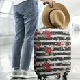 thumbnail image 2 of Pioneer Flower Floral Print Pattern Luggage Cover Fashion Suitcase Cover Baggage Covers Fit 25-28 Inch Luggage (Go Travel), 2 of 5