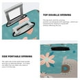 thumbnail image 5 of Naloa Teal Mama Llama Elastic Suitcase Protector, Travel Suitcase Protector Cover Fits 18-32in Suitcase - Small, 5 of 9