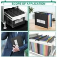 thumbnail image 6 of Hanging File Folders Letter Size 7 Pockets Accordian File Organizer Expanding File Folder for Filing Cabinet/Accordion File Box Rainbow Plastic Document Receipt Organizer with Colored Labels, 6 of 13