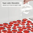 thumbnail image 6 of Kdxio Hand Drawn Tomatoes for Dish Drying Mat,24*18 inch Absorbent Dish Drainer Kitchen Counter,Large Size Dish Drying Pad for Countertops,Draining Racks, 6 of 9