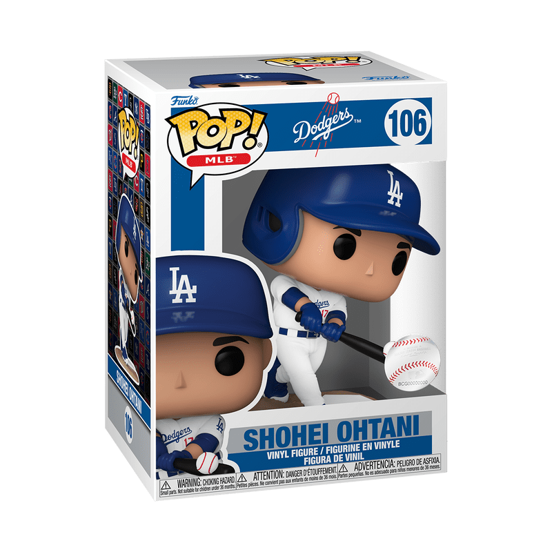 Funko Pop! MLB: Los Angeles Dodgers - Shohei Ohtani (Home Jersey) (Batting) Vinyl Figure
