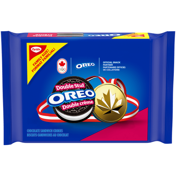Biscuits-Sandwiches Oreo Double Crème, 1 Emballage Refermable, Format Familial De 436 g
