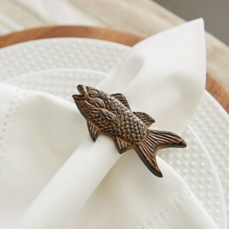 Fish napkin rings discount