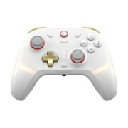 GameSir Cyclone 2 Enhanced Multi-Platform Controller for Switch, Android, iOS, PC and Steam with GameSir Mag-Restm TMR Stick-White Controler with Extra Charging Dock