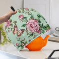 thumbnail image 3 of HELLHERO Coffee Pot Cloth Covers Polyester Canvas Keep Tea Warm Kitchen 1Pcs, Vintage Rose Butterfly, 3 of 8