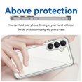 thumbnail image 5 of WANLONFENG MF Series for Samsung Galaxy S25 Case TPU Acrylic Clear Phone Cover with Tempered Glass F, 5 of 5