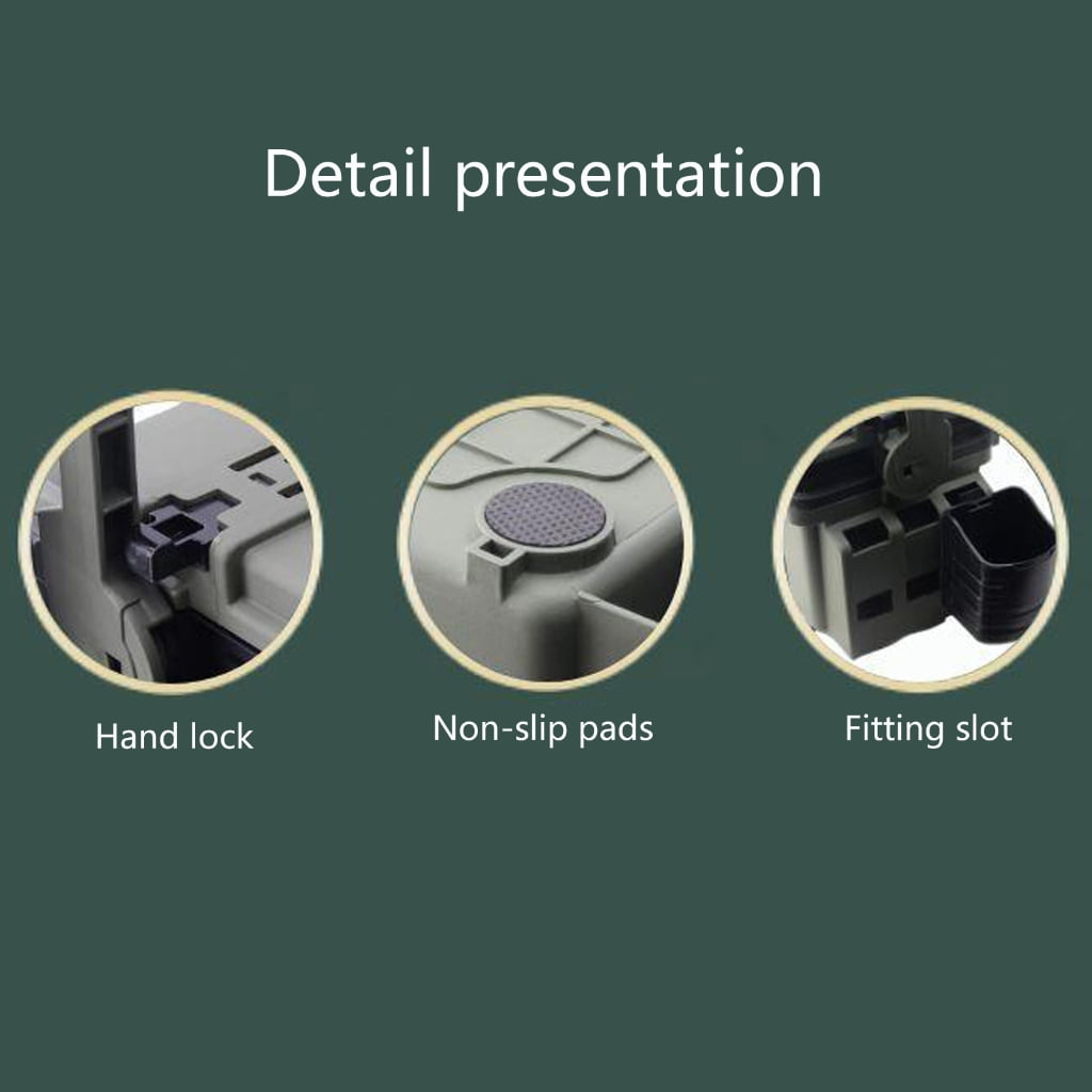 Double-layer Fishing Tackle Box Adjustable Lure Hook Fishing Baits Storage Box Lure Hook Storage Box Multi-function