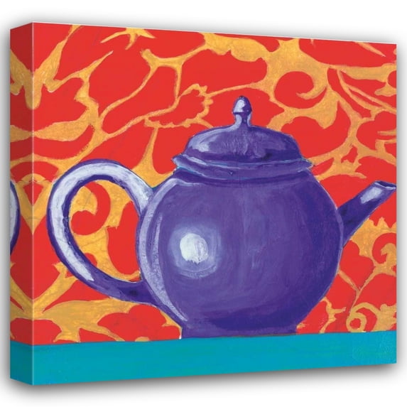 Liz Jardine 15x15 Gallery Wrapped Canvas Wall Art Titled - Tempest in a Teapot I