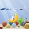 thumbnail image 3 of Cute Aquarium Floating Decoration Moon Animals Figure Fish Tank Ornament, 3 of 7