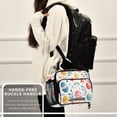 thumbnail image 6 of FORMRS Student Insulated Lunch Bag with Shoulder Strap Reusable Cooler Box for School, Cute Easter Eggs, 6 of 9