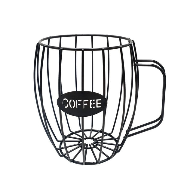 ¡Liquidación! Contenedores de almacenamiento Tantouec, oferta de otoño, cesta de hierro para cápsulas de café con forma de taza de cerveza de hierro con dibujos animados, artículos esenciales para el
