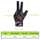 thumbnail image 3 of Guantes de Billar Hugtrwg Antideslizantes 3 Dedos Elásticos y Suaves para Hombres Mujeres, 3 of 9