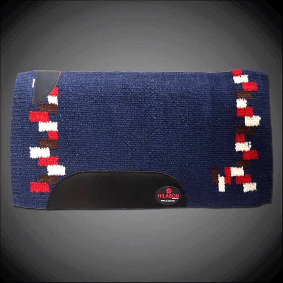 49FE Hilason Western New Zealand Wool Horse Saddle Blanket Navy Blue