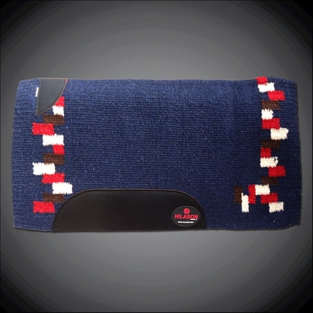 49FE Hilason Western New Zealand Wool Horse Saddle Blanket Navy Blue