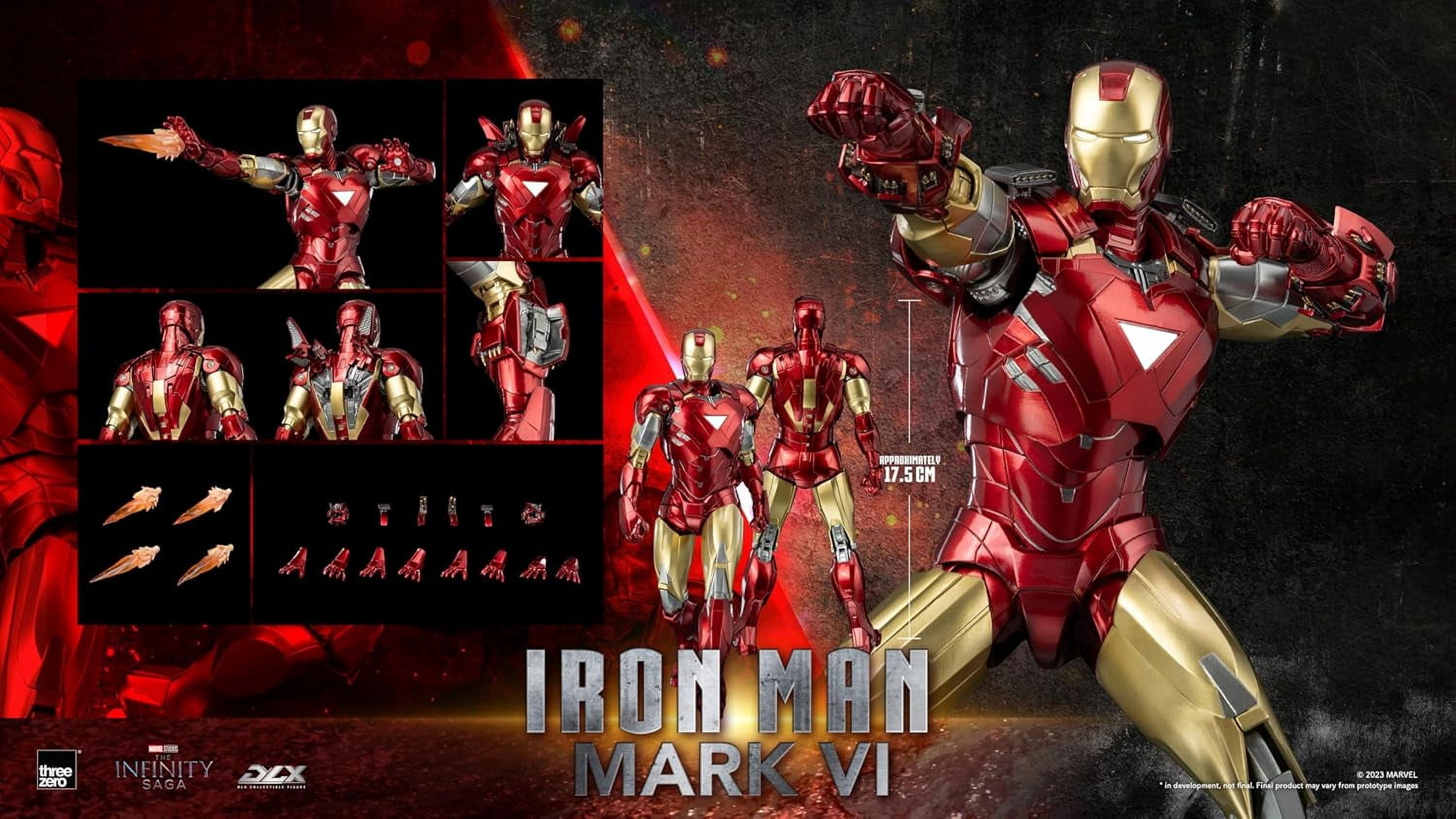 Marvel The Infinity Saga: Iron Man Mark VI DLX Action Figure Threezero