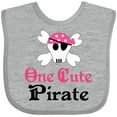 thumbnail image 3 of Inktastic Girls Cute Pirate Girls Baby Bib, 3 of 4