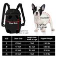 thumbnail image 5 of Mochila transportadora para perros con patas para mascotas, bolsa de viaje para gatos, mochilas ajustables para cachorros, portadores de manos libres (pequeño, negro), 5 of 5