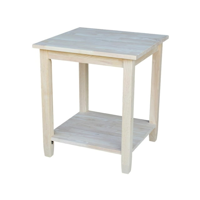 IC International Concepts Solano Table d'Appoint, 22 Po L x 21 Po P x 25 Po H, Non Fini