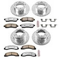 thumbnail image 3 of PowerStop Front and Rear Z36 Truck & Tow Carbon-Fiber Ceramic Brake Pad and Drilled and Slotted Rotor Kit Fits: FORD Select Models K1907-36, 3 of 9