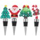 thumbnail image 1 of Set de 4 Tapones Decorativos Navideños para Botellas: Conservadores Reutilizables para Vino y Cerveza - Accesorios para Fiestas y Regalos de Cumpleaños, 1 of 5