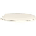 thumbnail image 7 of Proflo Round Closed Front Plastic Toilet Seat with Cover in White, 7 of 7