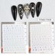 thumbnail image 1 of 1 UNIDS Blanco y Negro Amor Flor Abstracta Nail Art Decoración Nail Slider Sexy Mujer Nail Art Sticker DIY Nail Art Ornament Dengxun unisex, 1 of 2