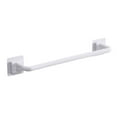 thumbnail image 2 of Self Adhesive Towel Rod Bar Wall Bath Towel Holder Rail Rack for Kitchen Bathroom - 34cm - White, 2 of 8