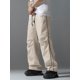 thumbnail image 5 of Pantalones deportivos ZAFUL Parachute Y2k Baggy para hombre, color albaricoque, talla S, 5 of 6