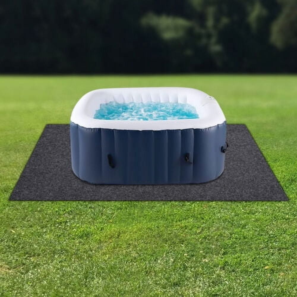 74 X 72 Extra Large Hot Tub Pad Inflatable Hot Tub Mat Outdoor Indoor Ground
