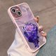 thumbnail image 1 of Funda de teléfono con protección de lente de diamante púrpura brillante para iPhone 14, 13, 12, 11 Pro Max Plus, resistente a caídas, resistente a la suciedad Fivean unisex, 1 of 2