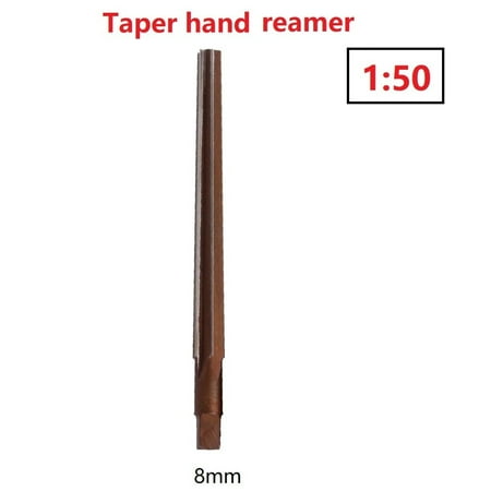 

1:50 Conical Degree Manual Pin Taper Shank Hand Reamer 3/4/5/6/8/10Mm 8Mm