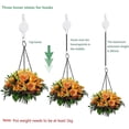 thumbnail image 4 of Advancent Gancho de polea retráctil 1-15KG Suspensión Jardinería Invernadero de elevación Jardín y Patio Blanco, 4 of 6