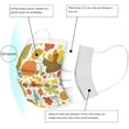 thumbnail image 2 of HUGFEGWE 50Pcs Fall Disposable Adults Face Masks,3 Ply Protective Disposable Face Masks with Maple Leaf Thanksgiving Designs (Fall/Thanksgiving G) CJB91-40809, 2 of 7
