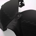 thumbnail image 4 of YLOMAY T-Shirt Bra Women's Underwear Adjustable Straps Lace No Underwire Bras Solid Color Thin Brassiere Loose Casual Wear Black 38/85C, 4 of 4