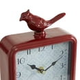 thumbnail image 6 of DecMode 9" Multi Colored Metal Bird Clock, Set of 3, 6 of 11