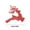 Red, variant on SLYNSHome Christmas Tree Deer Ornament,2.3 Inch Reindeer Hanging Pendant 2D Flat Elk Figurine Sign for Holiday Car Rearview Mirror Backpacks Decoration Animal Lovers Xmas Gifts (Hot Pink)