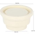 thumbnail image 2 of 1pc Pool Ladder Buffer Inground Pool Ladder End Caps White Rubber Bumper Set, 2 of 5