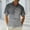 Grey, variant on toraway Mens Shirts Casual Stylish Fall Turtle Fall Clothes for Men Men's Shirts Short Sleeve Button down Shirt Summer Beach Casual T Shirts L