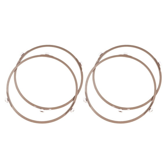 4pcs Microwave Oven Rotating Ring Glass Turntable Plate Roller Support Ring
