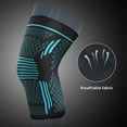 thumbnail image 4 of Pebbuoy 1Pc Sports Knee Pads for Women & Men Workout Knee Protector for Cycling Running Hiking Basketball Elastic & Breathable Compression Knee Sleeve for Pain Relief Tendonitis Arthritis, 4 of 7