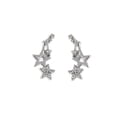 thumbnail image 1 of Up to 65% Off Personality Earrings Leaves Beautiful Diamond Earrings Irregular Mesh Necklace Rings Earring Jewelry on Clearance, 1 of 1