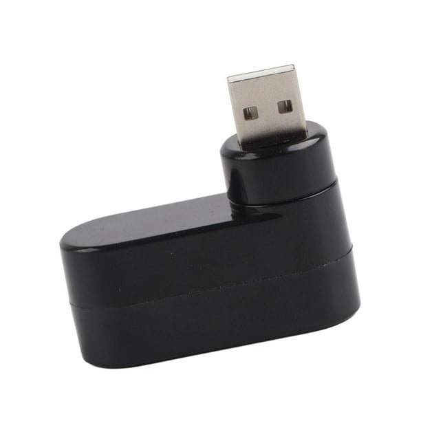 Divisor de Puerto USB, Mini Adaptador Divisor Giratorio Hubs Hubs USB Puertos USB 2.0 Hub USB para Computadora Portátil Para PC Notebook Laptop