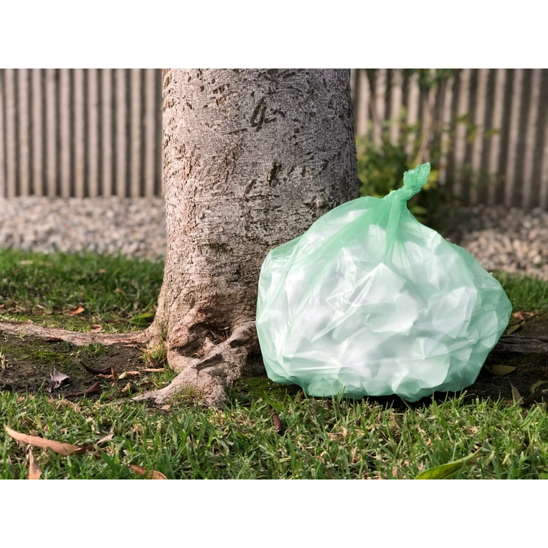 TYGQLND Reli. Compostable Trash Bags 13 Gallon (75 Count) Green, Compost 13  Gal Trash Bags (13 Gallon - 16 Gallon Kitchen Tall