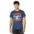 thumbnail image 1 of Camiseta Nintendo Leveling Up para Hombre Azul Marino Talla L, 1 of 6