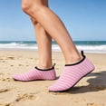 thumbnail image 2 of Water Shoes for Women Men, Quick Dry Aqua Socks, Lightweight Barefoot Swim Shoes, Slip On Beach Pool Footwear for Swimming, Surfing, Kayaking, Boating, Hiking, Walking 40, 2 of 3