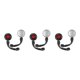 thumbnail image 1 of Greeniant Road Electric Bicycles Handlebar Mount Rearview 360°Adjustable View Part Reflector Rear Replacing Outdoor Mirrors Cycling Type1 NO1, 1 of 6