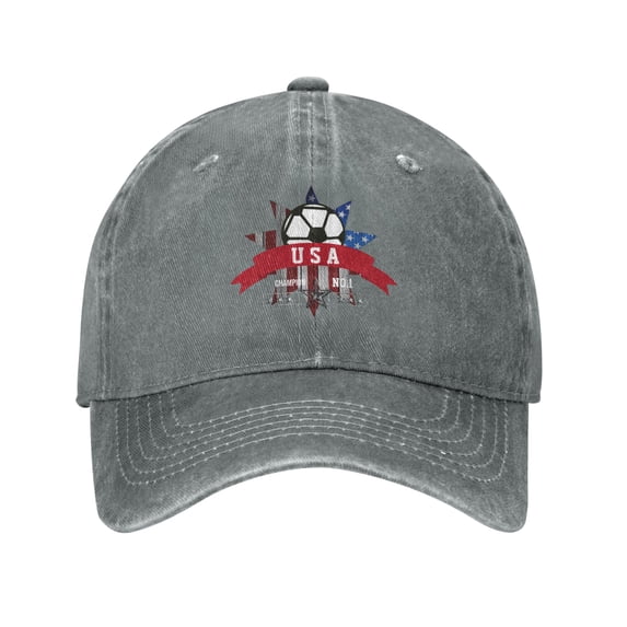 ZICANCN Dark Stars Adjustable Baseball Cap Women, Hats for Men Adult Washed Cotton Denim Baseball Caps Fashion Gray
